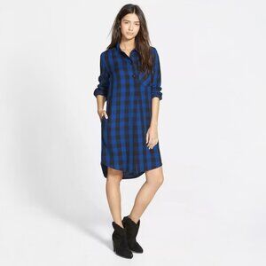 Madewell Latitude Shirtdress in Buffalo Check